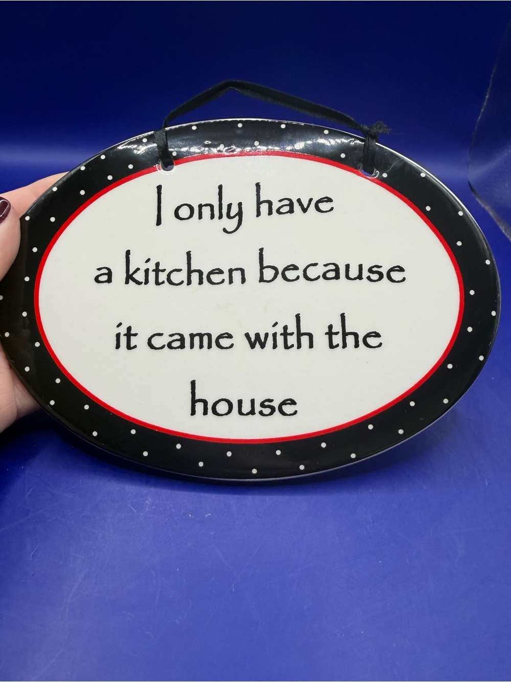 Ceramic Kitchen Sign